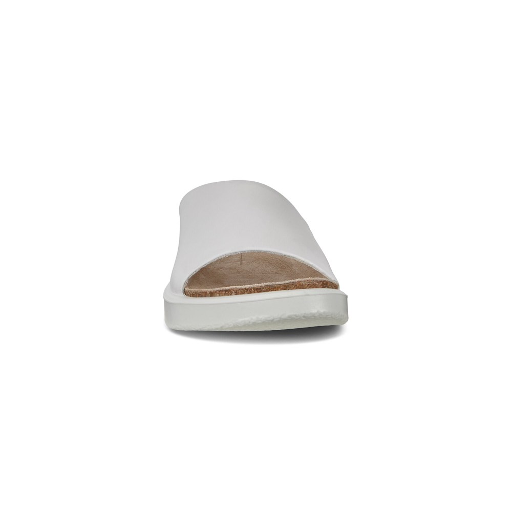 Sandalias Mujer - ECCO Corksphere Slip-On - Blancos - VYM605921